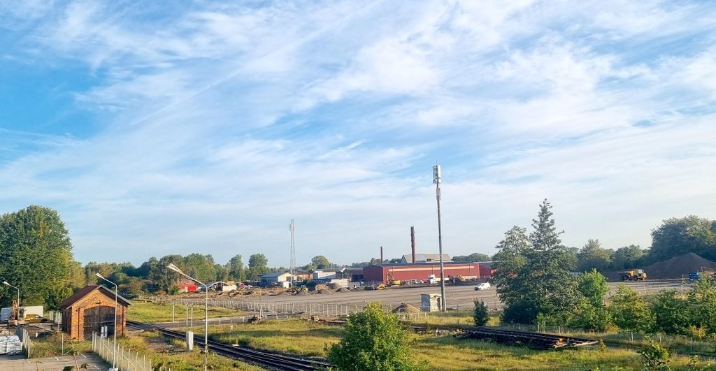 Nya parkeringen på gamla Scan-området är snart klar. Härnäst ska en lagerbyggnad uppföras.Foto: Henrik Ekblom Ystén